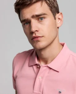 Gant Pikeepusero, Solid Pique Regular Fi Vaaleanpunainen