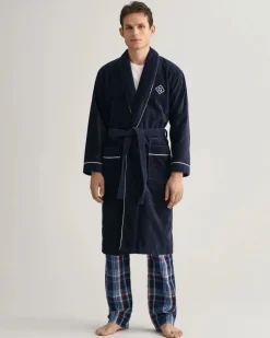 Gant Unisex Kylpytakki ICON G ROBE Tummansininen