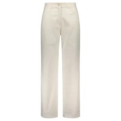 Gauhar naisten housut, COTTON TROUSERS WIDE Valkoinen