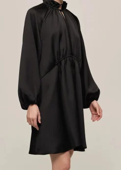 Gauhar naisten mekko, ADIRA DRESS MUSTA