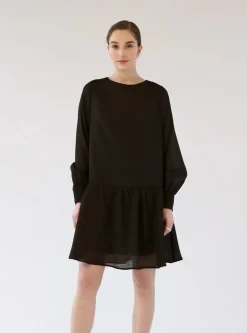 Gauhar Naisten Mekko ORGANZA DRESS CHOCOLATE Mustanruskea