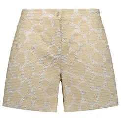 Gauhar Naisten Shortsit, MARIA FOLDER SHORTS Valkopohjainen Kuosi