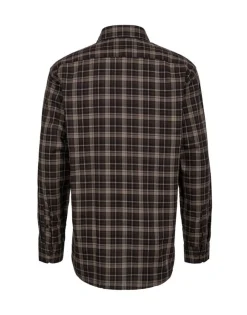 Gino marcelo miesten ruudullinen kauluspaita, K 3101972-880 RUSKEA RUUTU