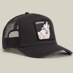 Goorin Bros lippis Lone Wolf Trucker, musta