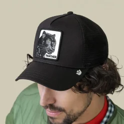 Goorin Bros lippis Panther Trucker All Black, musta