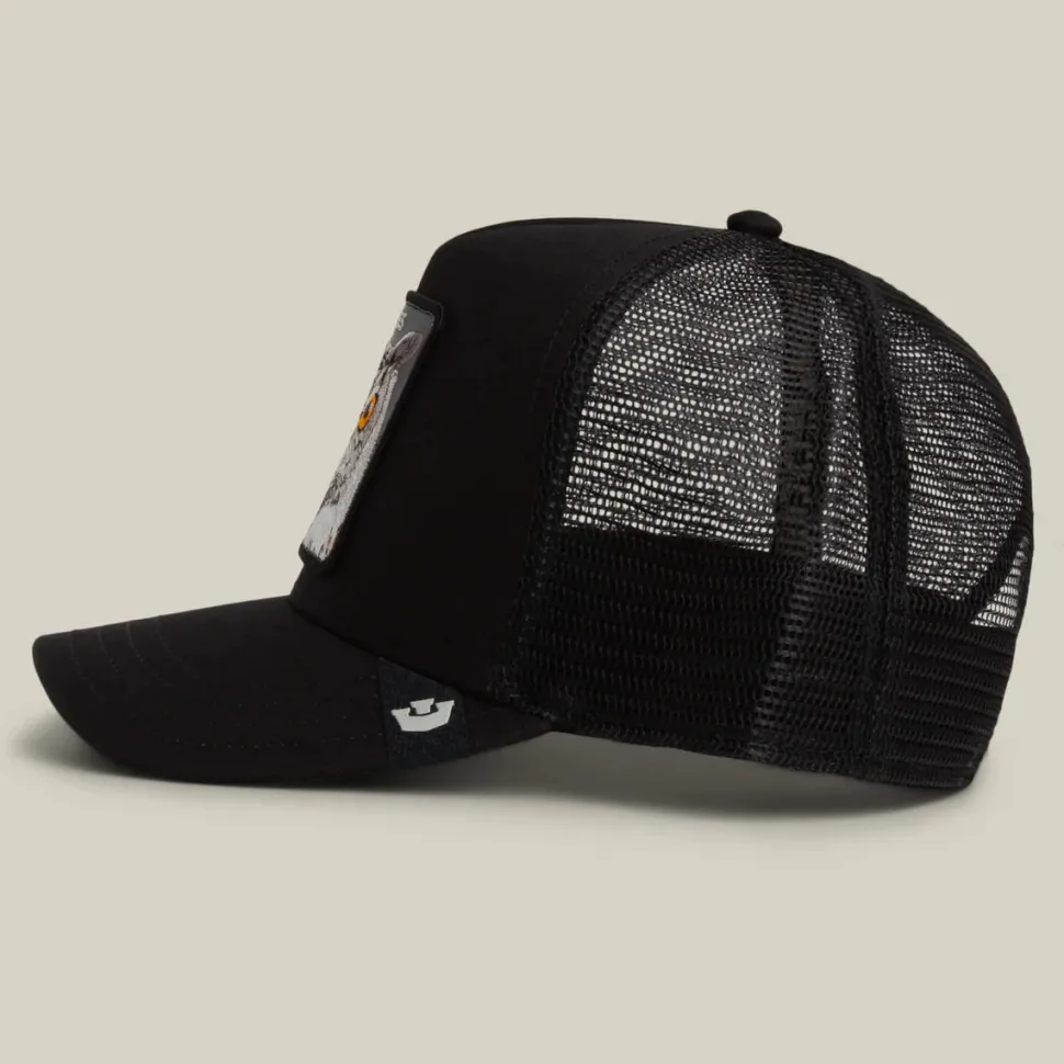 Goorin Bros lippis Wise Ass Owl Trucker, musta