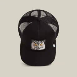 Goorin Bros lippis Wise Ass Owl Trucker, musta