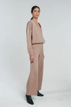 Halo Naisten Kietaisucollege TUNDRA WOOLEN WRAP COLLEGE Ruskeanharmaa