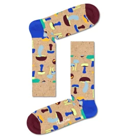 Happy Socks naisten Sukat 36-40,Mushroom