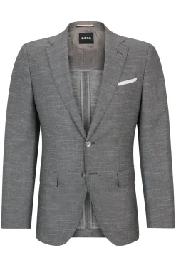 Hugo Boss Miesten Bleiseri, H-HUTSON Keskiharmaa