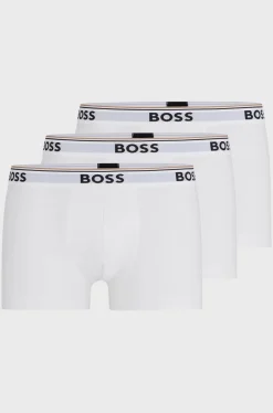 Hugo Boss Miesten Bokserit 3 P Power Valkoinen