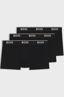 Hugo Boss Miesten Bokserit 3 P Power Musta