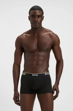 Hugo Boss Miesten Bokserit 3 P Power Musta