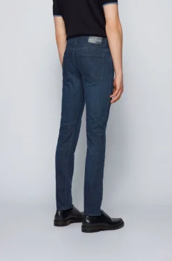 Hugo Boss, Miesten Farkut, Delaware Nos Cashmere Touch Indigo