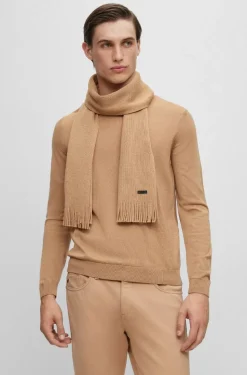 Hugo Boss Miesten Kaulahuivi, ALBAS HUIVI Beige