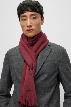 Hugo Boss Miesten Kaulahuivi, ALBAS HUIVI Punainen