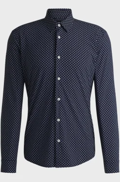 Hugo Boss miesten kauluspaita, P-ROAN KENT Sininen Kuosi