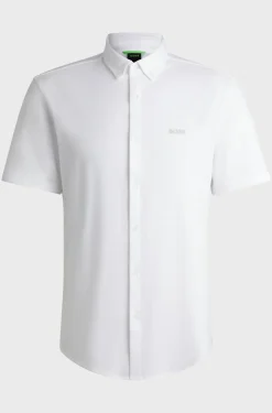 Hugo Boss miesten kauluspaita, B MOTION JERSEY Valkoinen