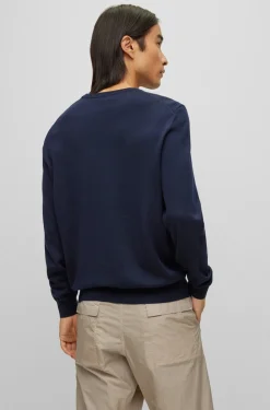 Hugo Boss miesten neule, BARAM-L V REG FIT Tummansininen