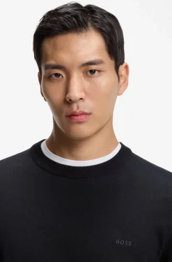 Hugo Boss miesten neulepusero Upacas-L, tummansininen