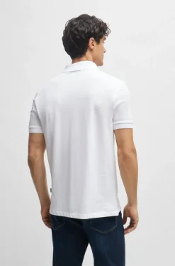 Hugo Boss Miesten Pikeepaita PALLAS REGULAR FIT Valkoinen
