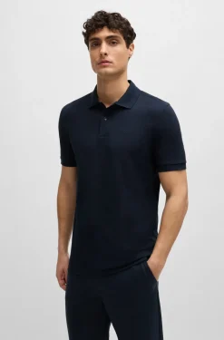 Hugo Boss Miesten Pikeepaita PALLAS REGULAR FIT Tummansininen