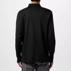 Hugo Boss miesten pitkähihainen polokauluspaita PIROL, musta