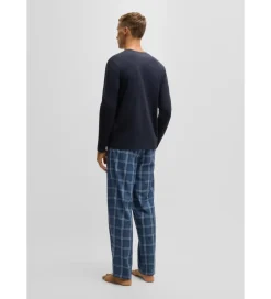 Hugo Boss miesten pyjama, K EASY LONG SET Tummansininen