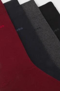 Hugo Boss miesten sukat 4 P GIFTSET UNI CC, musta