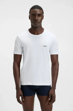 Hugo Boss Miesten T-Paita, TSHIRT RN NOS Valkoinen
