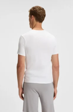 Hugo Boss miesten t-paita, T-SHIRT CLASSIC LOGO Valkoinen