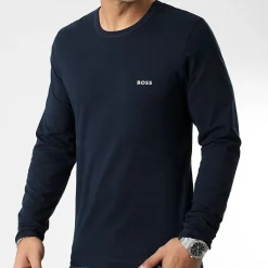 Hugo Boss Miesten T-paita K LS SHIRT CLASSIC Tummansininen