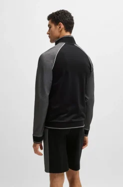 Hugo Boss miesten verkkatakki, TRACK SUIT JACKET Musta