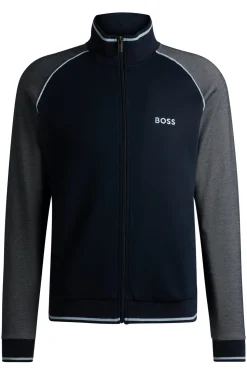 Hugo Boss miesten verkkatakki, TRACK SUIT JACKET Tummansininen