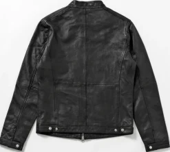 Human Scales Miesten Nahkatakki PETE Musta