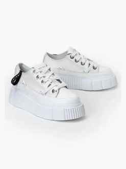 Inuikii Naisten Kengät, MATILDA CANVAS LOW 23 Valkoinen