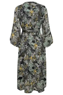 Inwear mekko, BASIRA WRAP DRESS Beige Kuosi