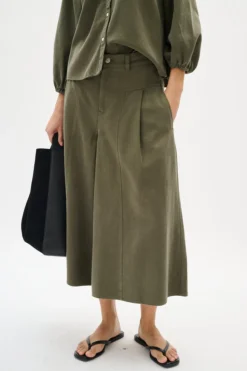 Inwear naisten housut, BALLARIIW CULOTTE Dusty Olive
