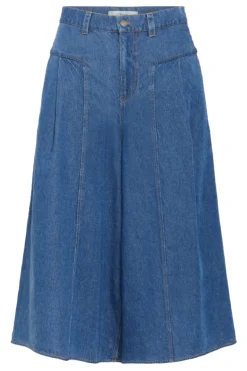 Inwear naisten housut, BALLARIZIW CULOTTE Blue Denim