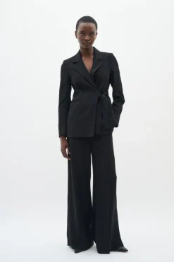 Inwear naisten housut, BRIEZIW SLIT PANTS Black