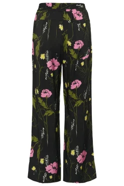 Inwear naisten housut Lucilleiw Pant, kukallinen kuosi