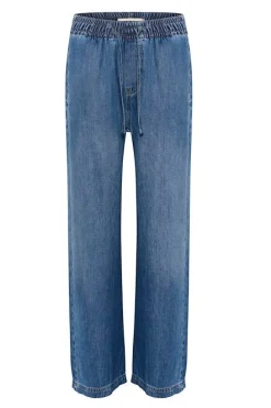 Inwear naisten housut, SOPHINAIW PULLON PANTS Washed Denim