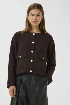 Inwear naisten jakku, GIDAIW VINCENT JACKET Chocolate Brown