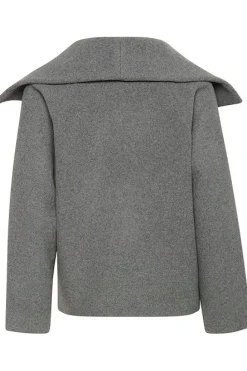 Inwear naisten lyhyt talvitakki, PERRYIW SHORT COAT Granite Melange