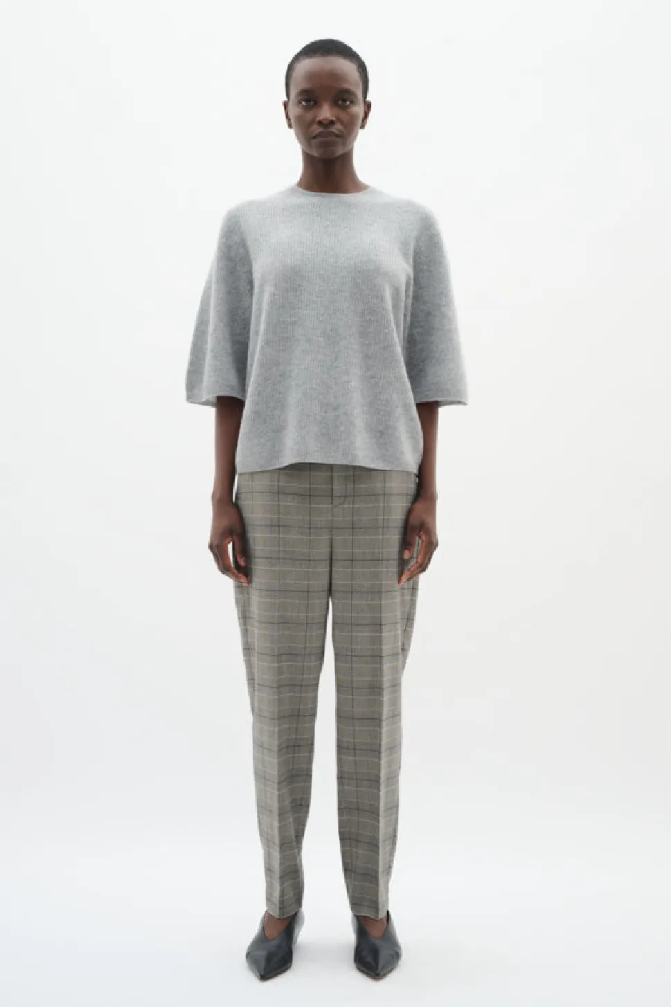 Inwear naisten neule, GAROIW MONIKA OVERSIZE TSHIRT Granite Melange