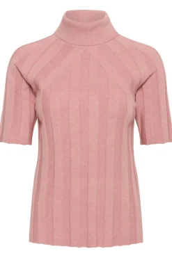 Inwear naisten neulepusero NikolaiW Kellsie SS Pullover, Ash Rose Melange