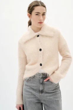 Inwear naisten neuletakki TELLOIW CARDIGAN, Haze