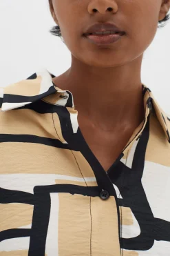 Inwear Naisten Paita, HECANTEI SHIRT Musta Kuosi