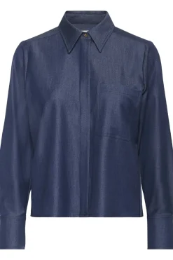 Inwear naisten paitapusero CHERRIEIW SHIRT, Dark Denim