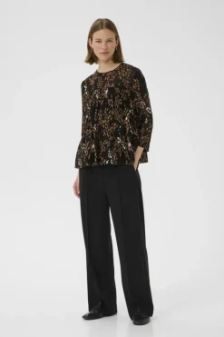 Inwear naisten pusero, AVERIEIW BLOUSE Leonora Black